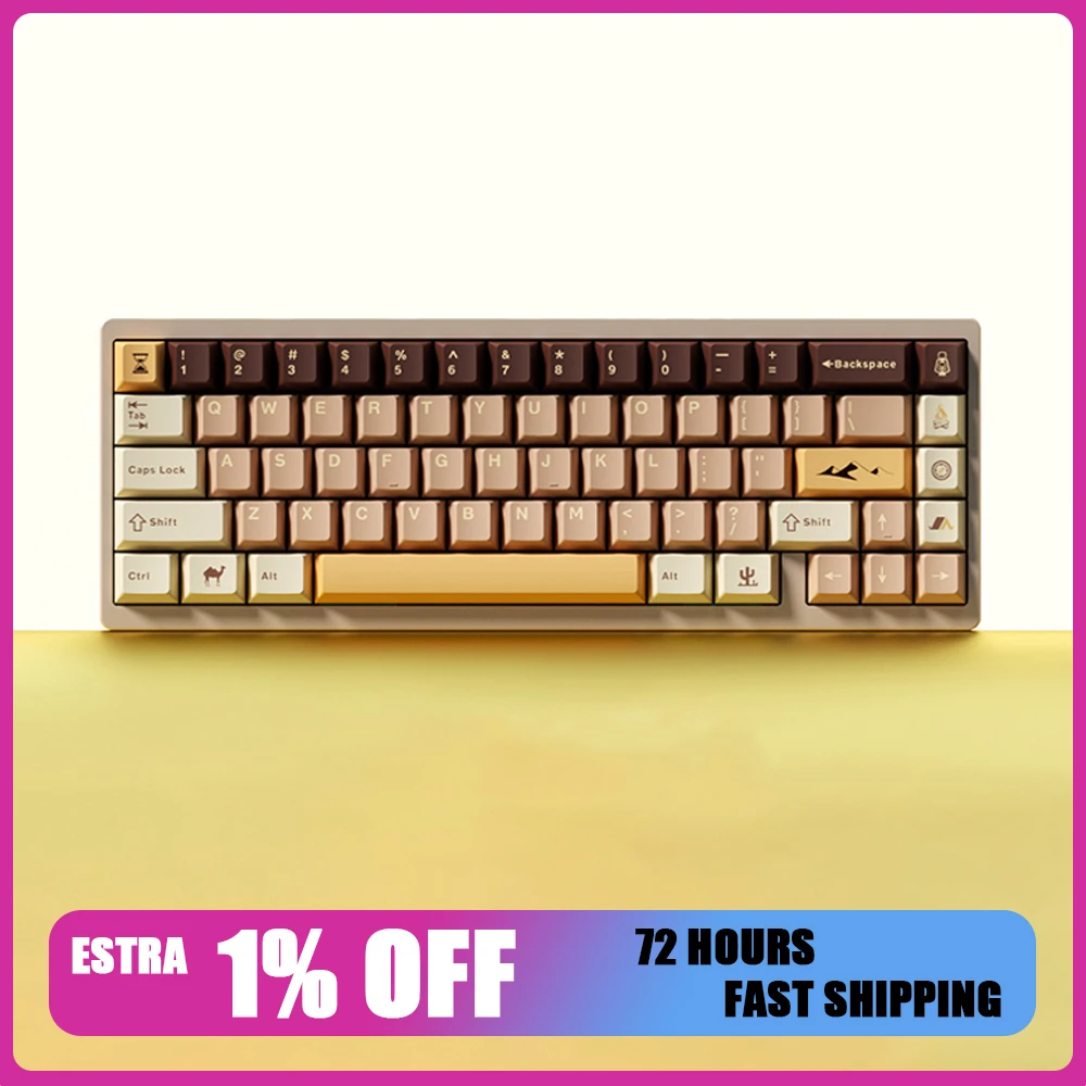 

Weikav Nut65-CU Mechanical Keyboard Tri Mode Wireless Keyboard Aluminum Gaming Keyboard Kit Brass Counterweight PC Accessories
