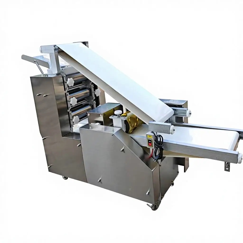 Electric Automatic Baiji Flatbread Machine Commercial Dough Press Forming Equipment