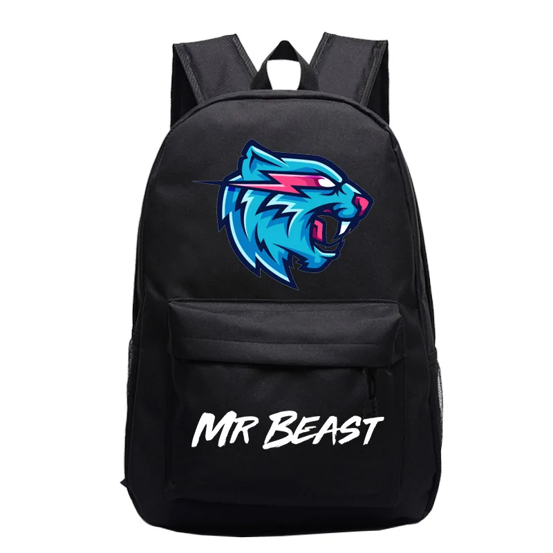 Senhor besta relâmpago gato escola mochila meninos meninas estudantes diário mochila adolescentes viagem portátil saco sr. besta mochila