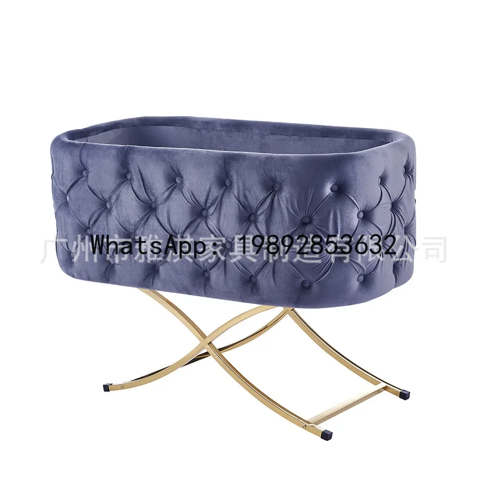 r15Baby Rocking Chair Can Sit Can Lie Cradle Bed Recliner Can Be Moved Baby Bed