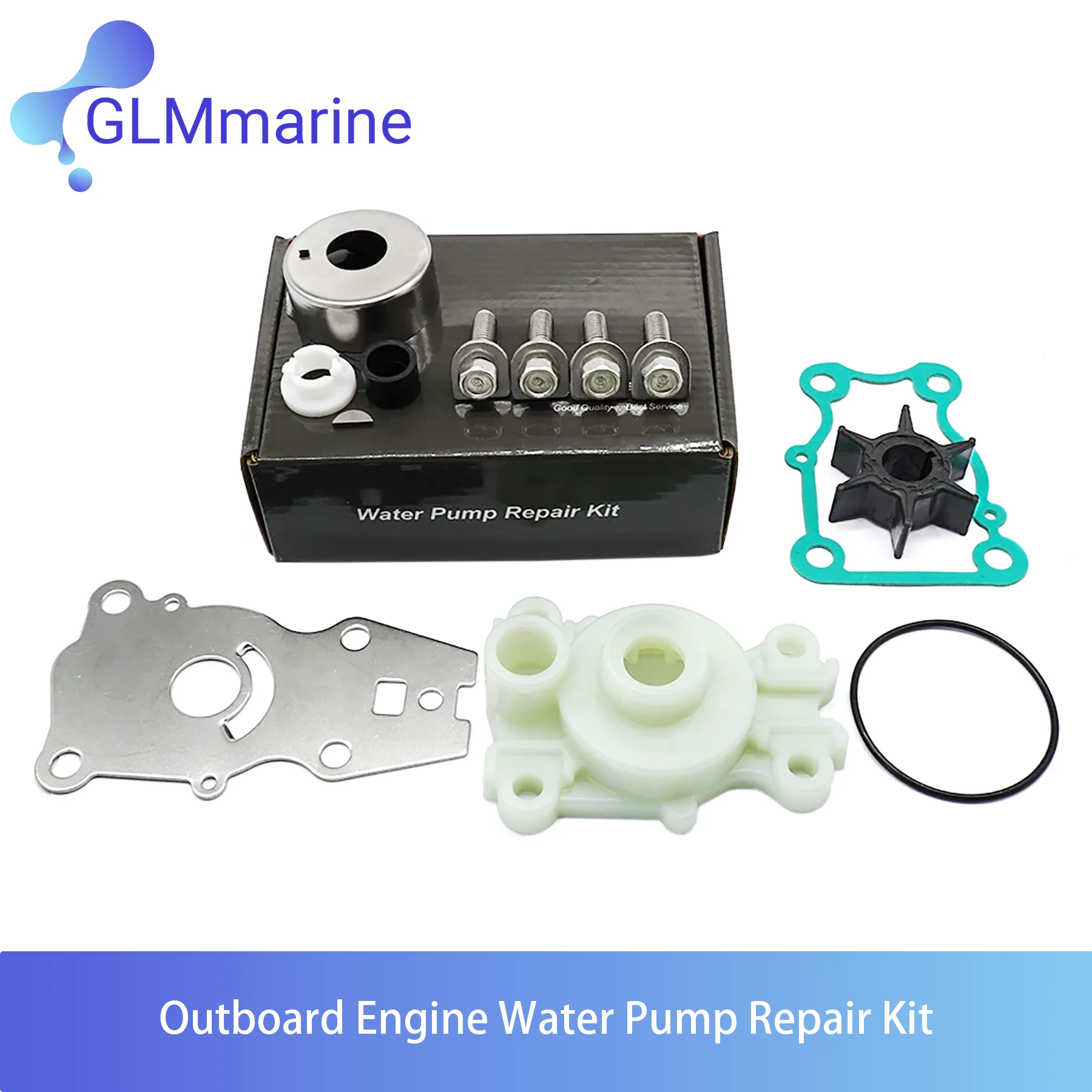 

66T-W0078-00 Fit for Yamaha Outboard 2 4 Stroke 25 30 40 HP FT25 F25 F30 F40 Boat Engine Parts Water Pump Repair Kit 18-3440