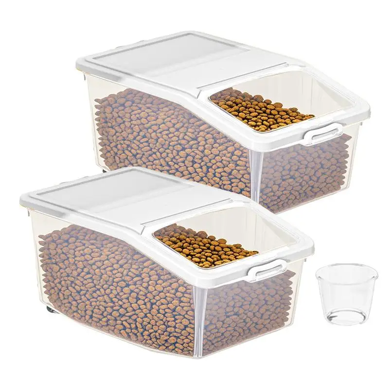 

2 шт. кухонный ящик для хранения риса, защита от насекомых и влаги, диспенсер для муки, хлопьев, ведро, кухонный органайзер, контейнер для еды