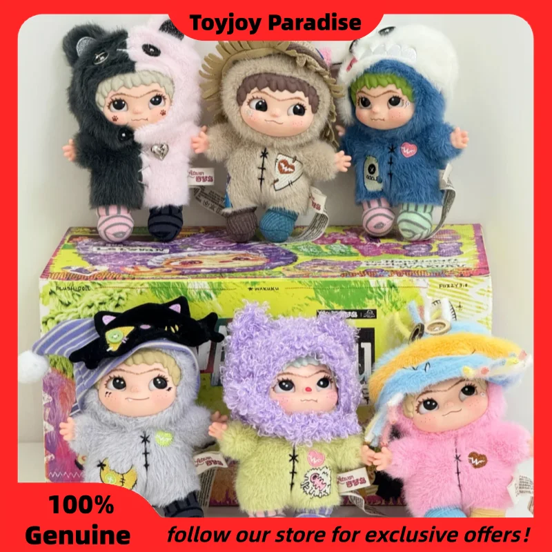 

Оригинальные плюшевые куклы-подвески Wakuku V4 из серии «Мир рукоделия Wakuku» в слепых коробках, милые виниловые фигурки для декора дома и в качестве подарков