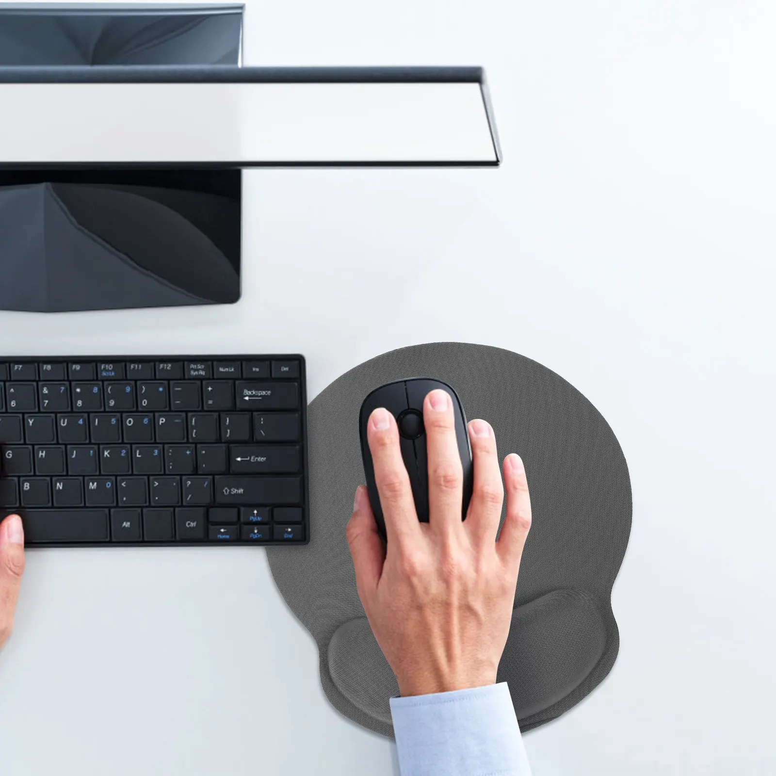 

Wrist Mouse Pad Large with Rest Laptop Support Ergonomic Small Guard Personality