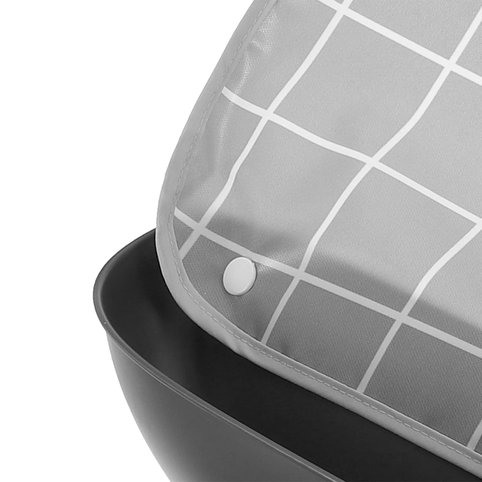 

Waterproof Leakproof Bib Elderly Adults Grey L Size Adjustable Feeding Mealtime Protective Health Care Accessory Reusable Senior