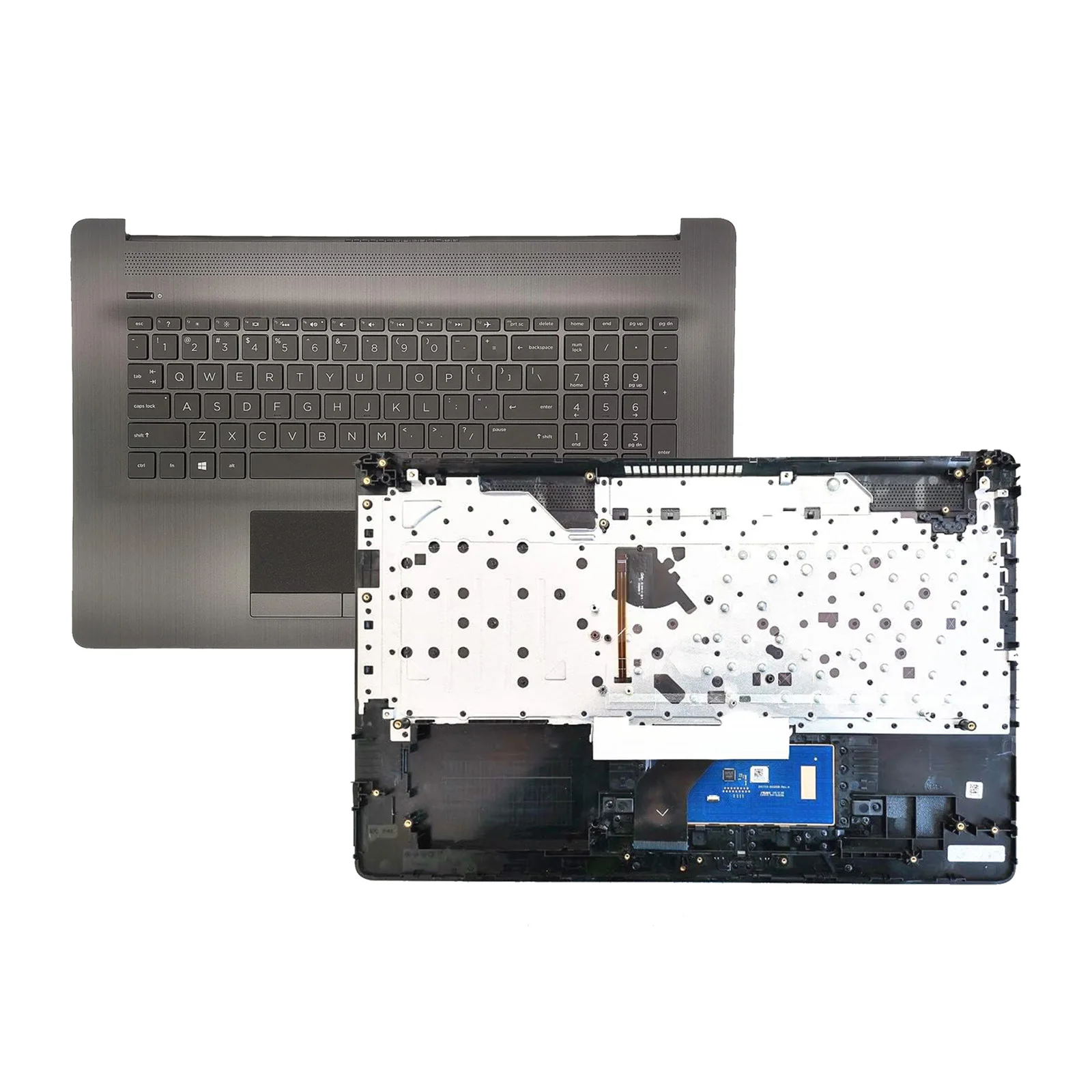 Imagem -04 - Laptop Upper Case ou Palmrest com Teclado e Touchpad Apto para hp Pavilion 17-by 17-ca L22749001 L22751-001-a1 L22751-001 Novo