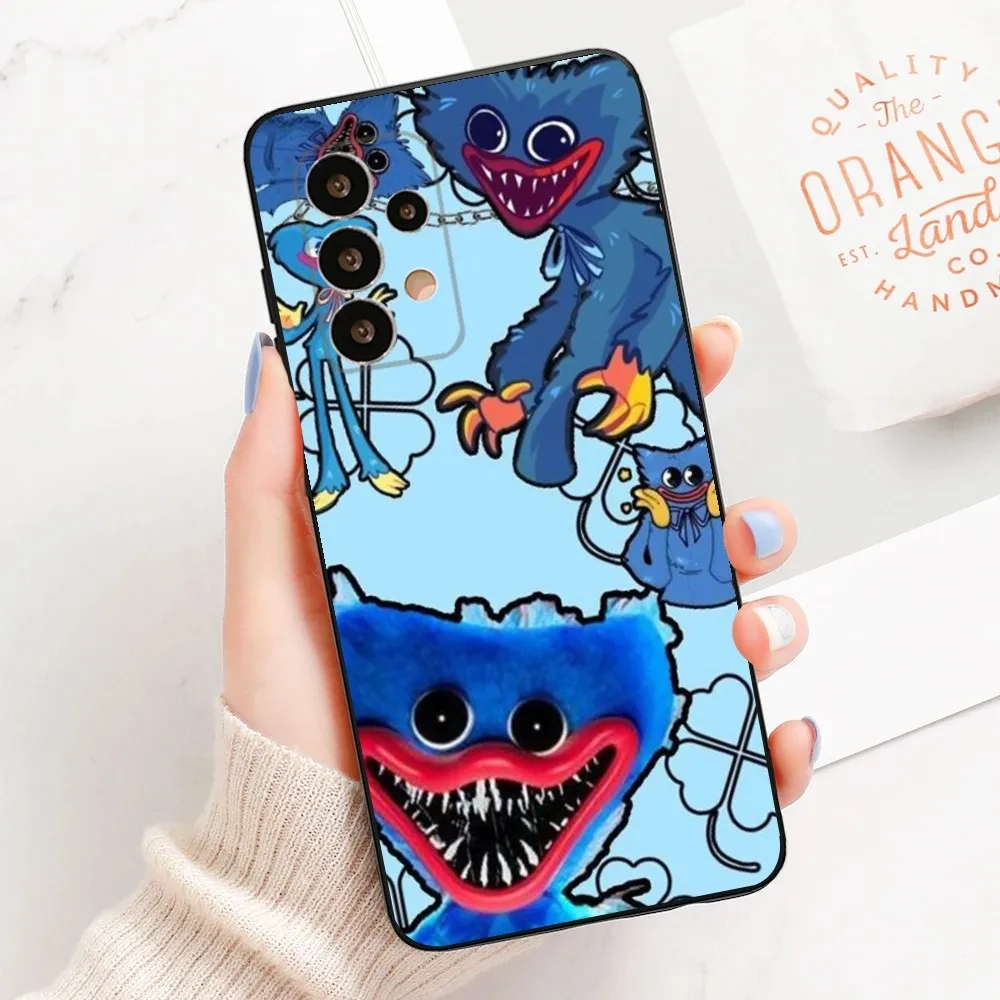 Cartoon Huggys Wuggys Phone Case For Samsung Galaxy A13,A21s,A22,A31,A32,A52,A53,A71,A80,A91 Soft Black Cover