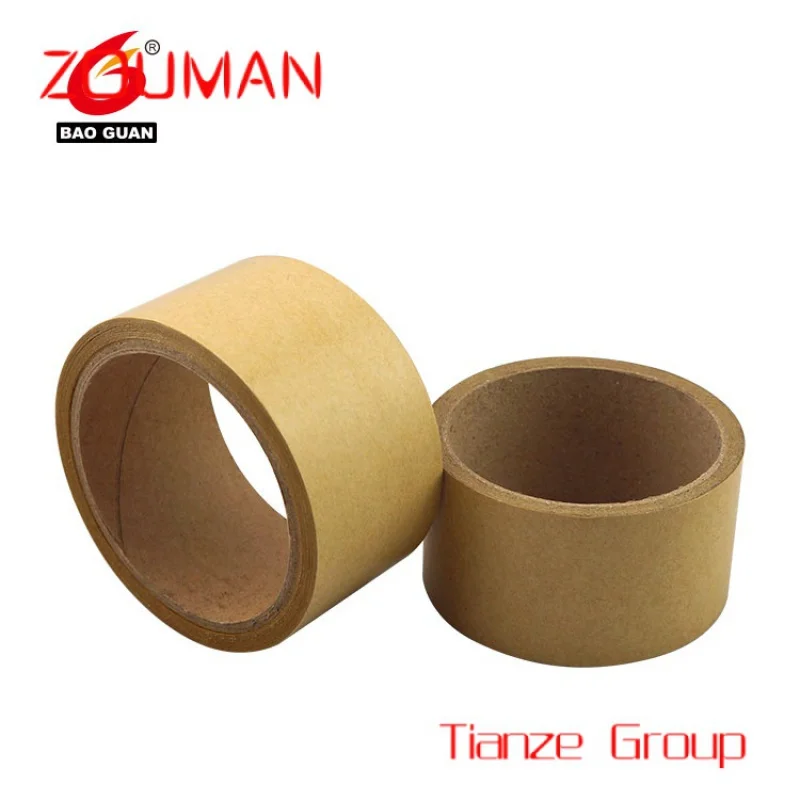 Auto-adesivo Kraft Paper, Gommed Tape, Carton Packing, Custom Impresso