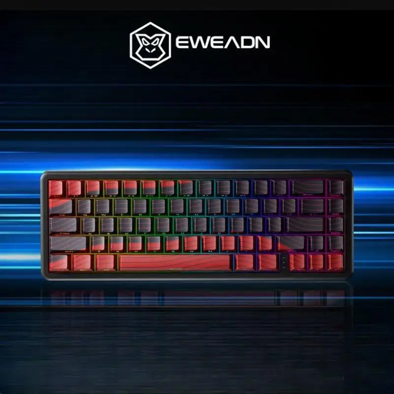 EWEADN Battle68 Zero Dead Zone Gaming Keyboard Hot-Swappable Wired RGB Driver Contour Theme Edition RT0.01 Magnetic Mirror Axis