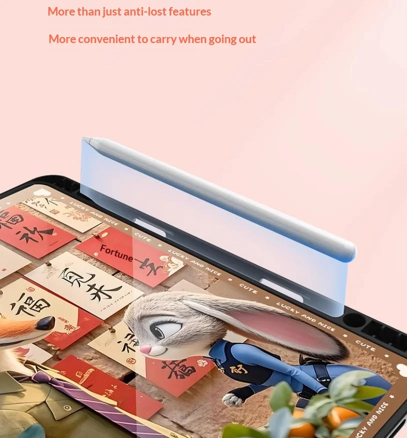 Zootopia لجهاز iPad حافظة ipad Air 4 5 10.9in M2 M3 Pro 4 5 6 12.9in M4 غطاء لوحي Ipad 7 8 9 10 10.2in A16 11in حافظة واقية