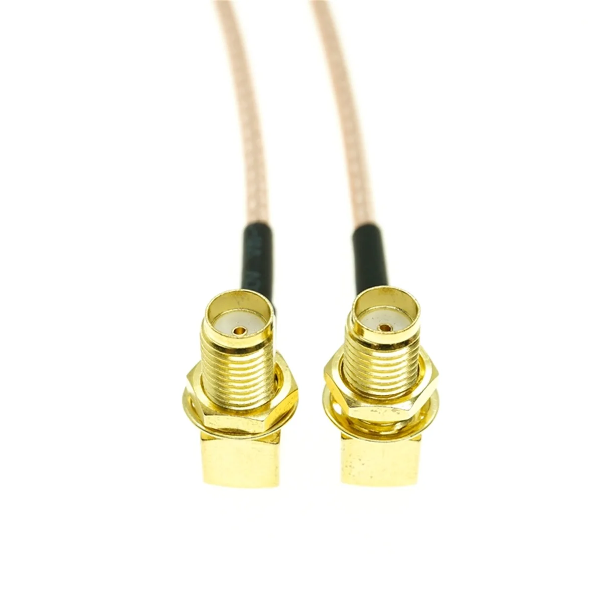 SMA Female Right Angle to SMA Female Jack Bulkhead Right Angle Coaxial Type Pigtail Jumper RG316 Cable Low Loss SMA to SMA