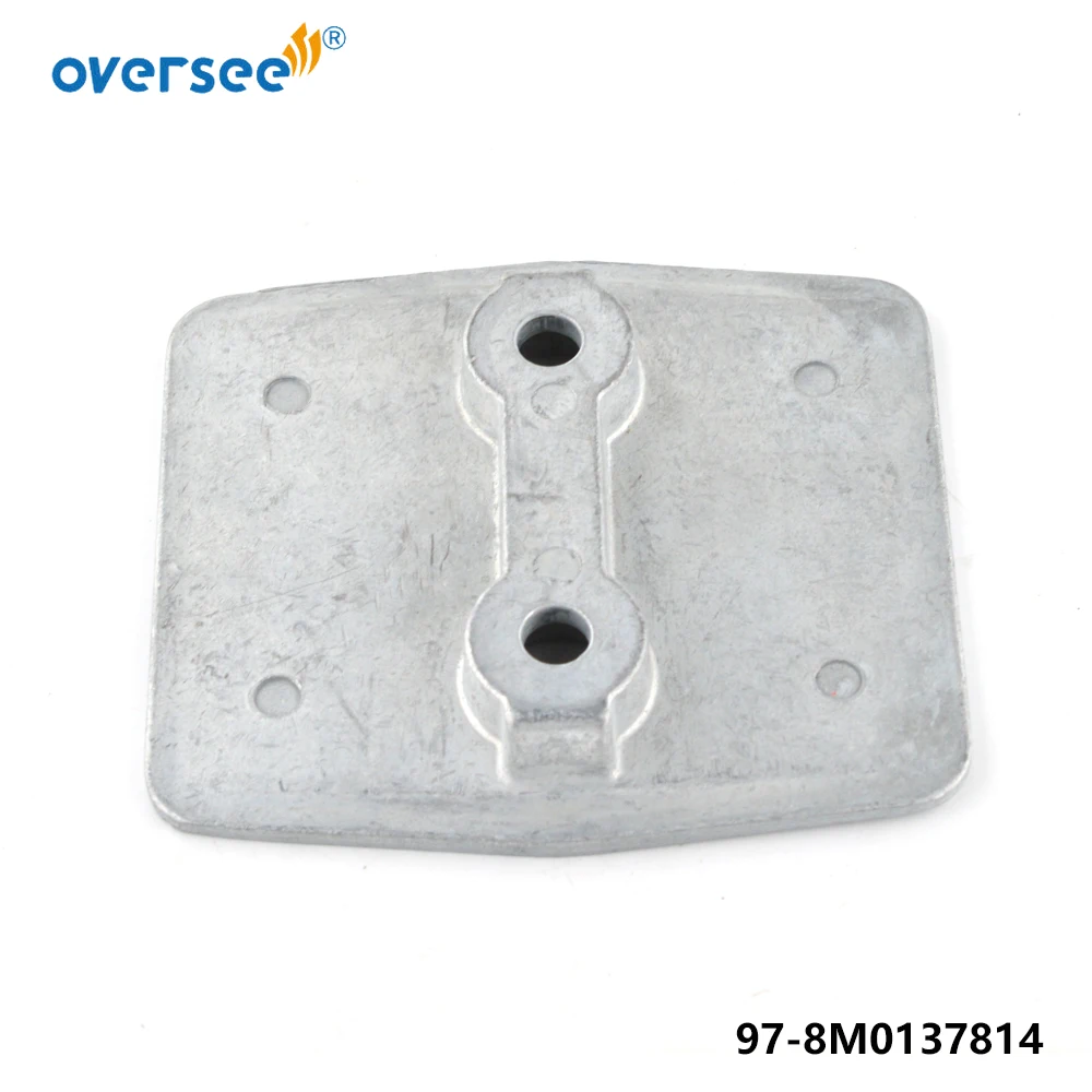 97-8M0137814 Anti Vent Plate Zinc Anode for Mercury Marine Quicksilver 175-300HP V6 V8 Outboard Engine