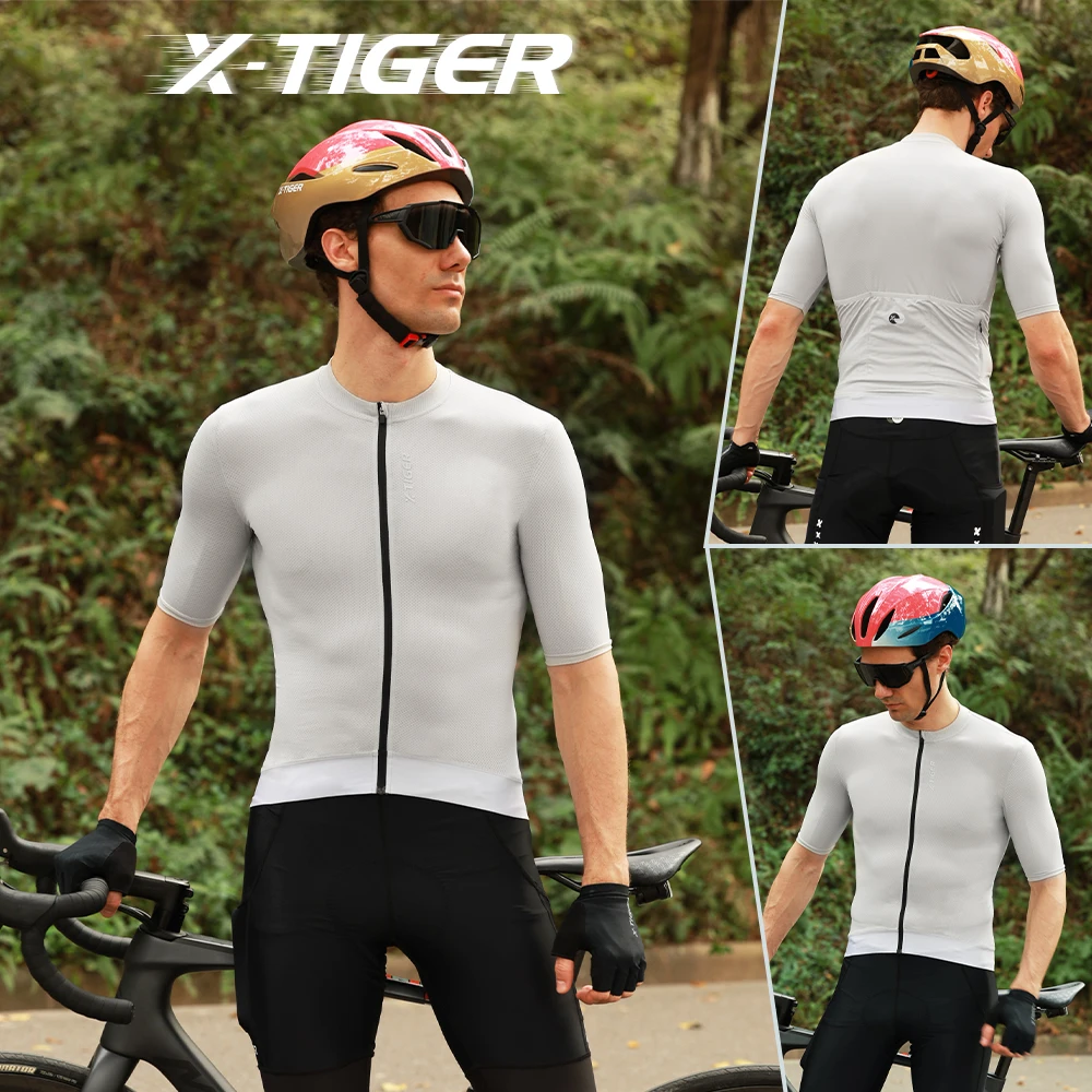 X-TIGER Cycling Jersey 2024 Fashion Women Cycling Jersey  Man Bike Jersey High Quality Breathable Cycling Shirt  Summer Style