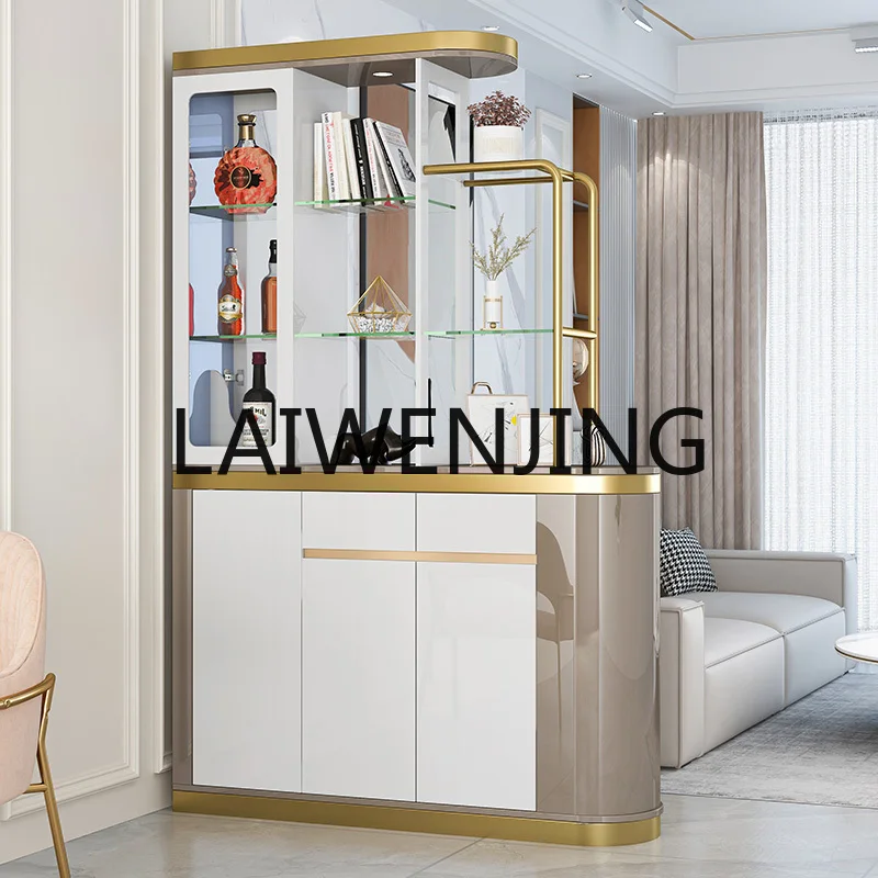 

Light Luxury Hallway Partition Shoe Cabinet Modern Simple Small Apartment Integrated Door Screen Wine Cabinet