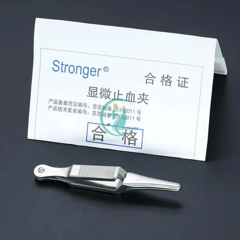 Suzhou Strong Hemostatic Clamp Bending Full Tooth 3-7cm Artery Clamp Close Operation Temporarily Block Microvascular Clamp