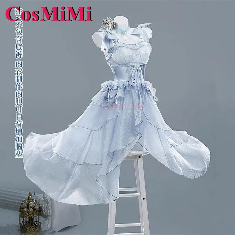 CosMiMi Game NIKKE الزجاج الأميرة تأثيري حلي جميلة حلوة فستان أنيق المرأة كرنفال حفلة لعب الأدوار الملابس XS-L جديد