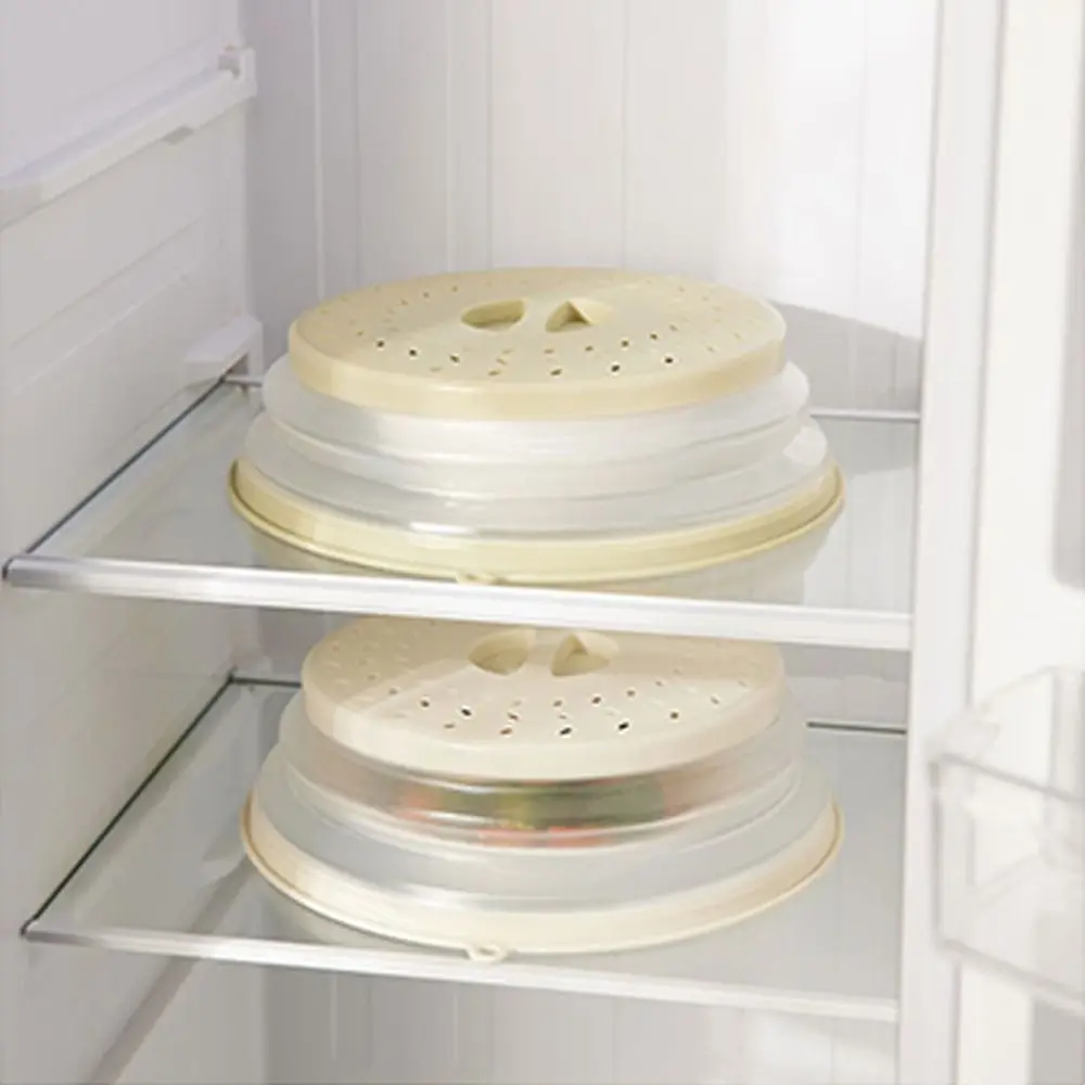 Penutup Percikan Microwave Tahan Minyak Tutup Pelindung Percikan Makanan Tahan Percikan Tahan Panas Gadget Dapur dengan Saluran Uap