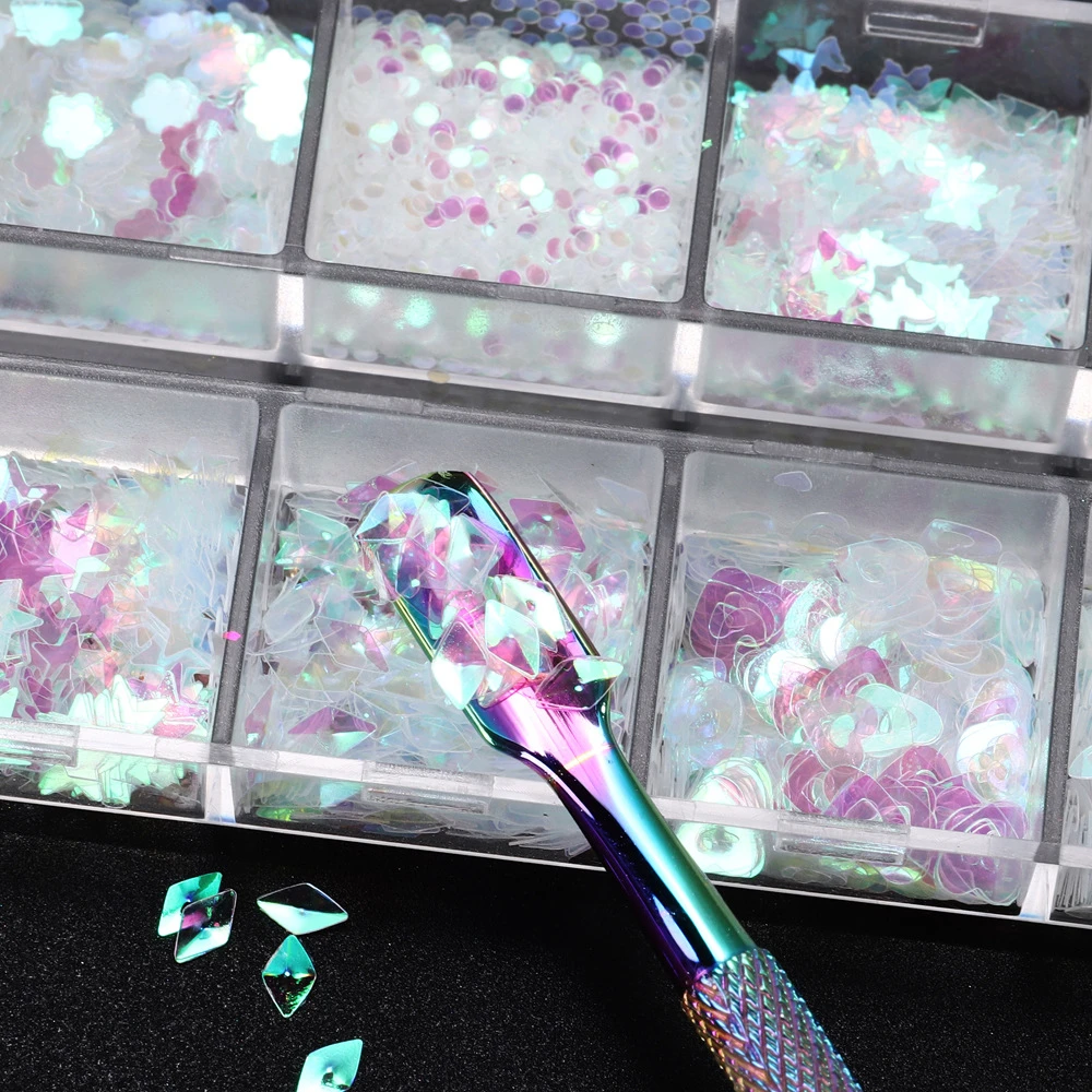 Five-pointed Star Glitter Multiple Styles Match As You Like Thin Sequins Much Decoration Nail Art Star Nail Art Sequins Mirror