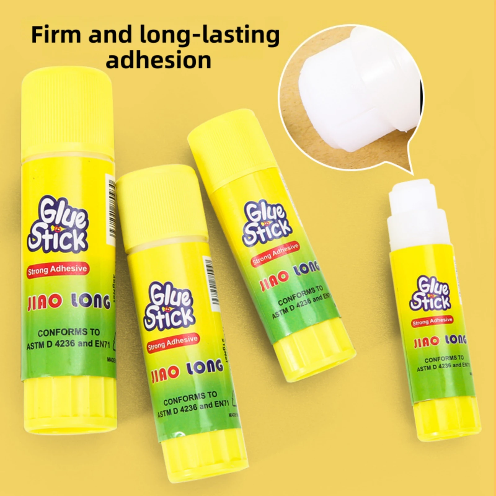 20PCS Cute Cartoon Glue Sticks - Non-Toxic Safe Solid Glue for Kids, School Office Crafts & Handmade Stationery Supplies