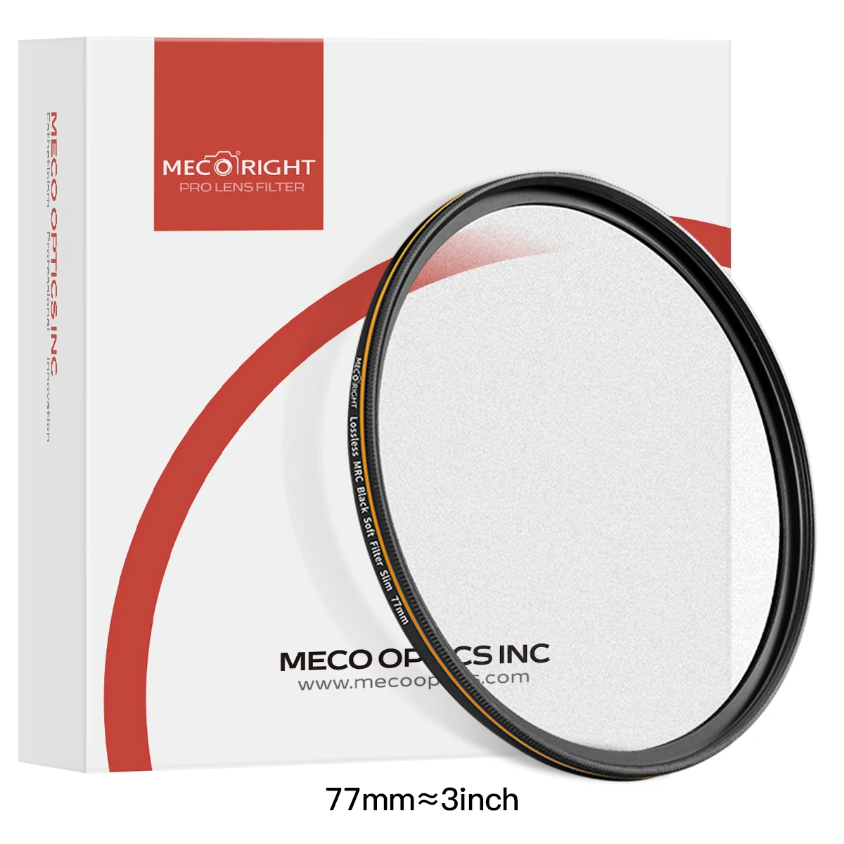 Mecoright Black Soft Filter 1/4 1/8 Dreamy Hazy Portrait Photography For Canon Sony Nikon Fuji DSLR Camera Lens 52/58/67/77/82mm