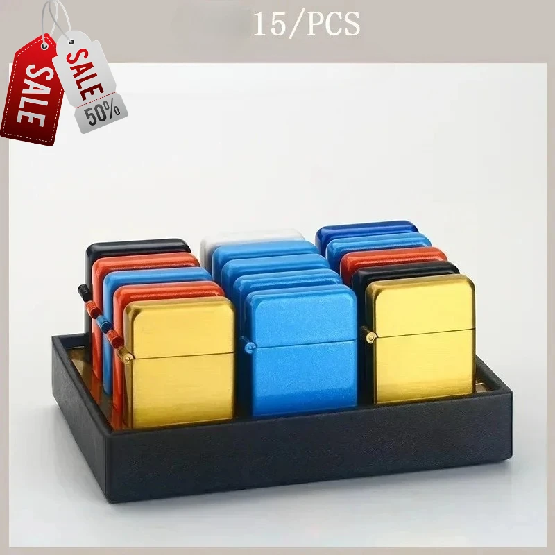 

Creative Red Flame Turbo Jet Gas Lighter Metal Windproof Cigarette Lighter Cigarette Accessories Men's Gift