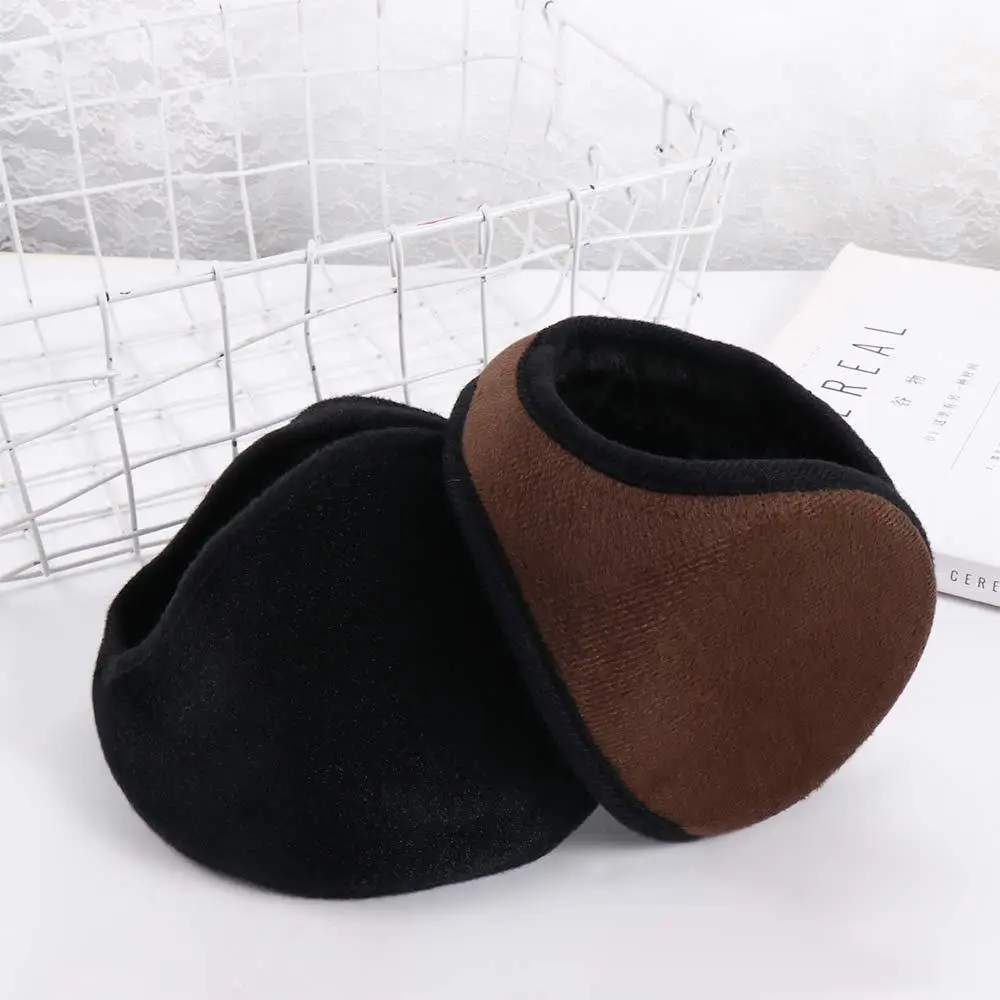 Fashion Winter Soft Windproof For Adult Solid Color For Female Earflap For Male Ear Warmers Plush Earmuffs Ear Cover Earcap