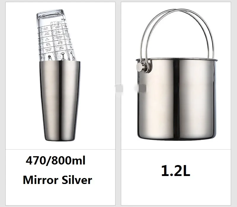 Cocktail Shaker Bar Set Stainless steel Lounge Cup Boston Cup Shaker Cocktail Shake Barware