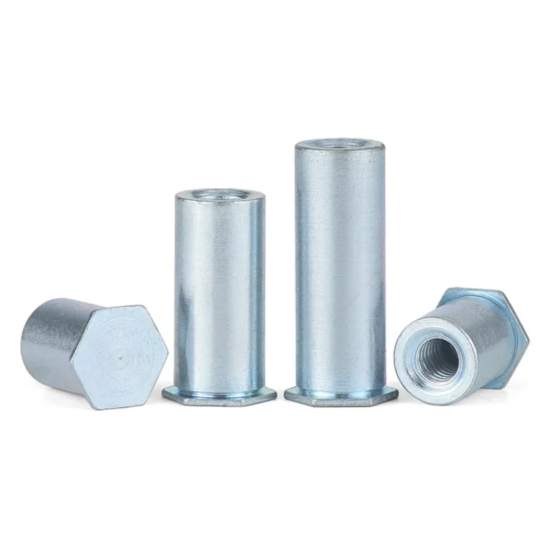 Rivet stud blind hole BSO riveting piece Pressure plate screw nutM2 M2.5 M3  hexagon head blind hole studs view 3