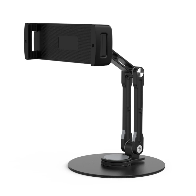 360°Tablet Holder Long Arm Stand Clamp Holder Design For Tablets Pad Desktop Bed LazyBracket AluminumAlloy R2LB