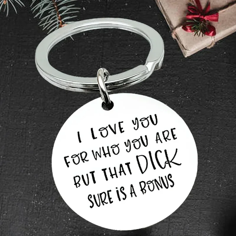 Cute Round Husband Boyfriend Gift Keychain Pendant Teacher Takes A Hand Key Chain Keyring Lovers Couple Gifts