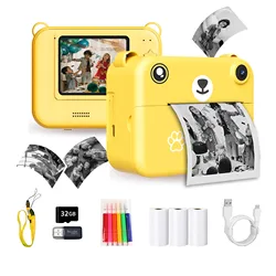 Digital Camera For Kids Instant Print The camera can print instantly Instant Print Camera Kids and is a portable small camera