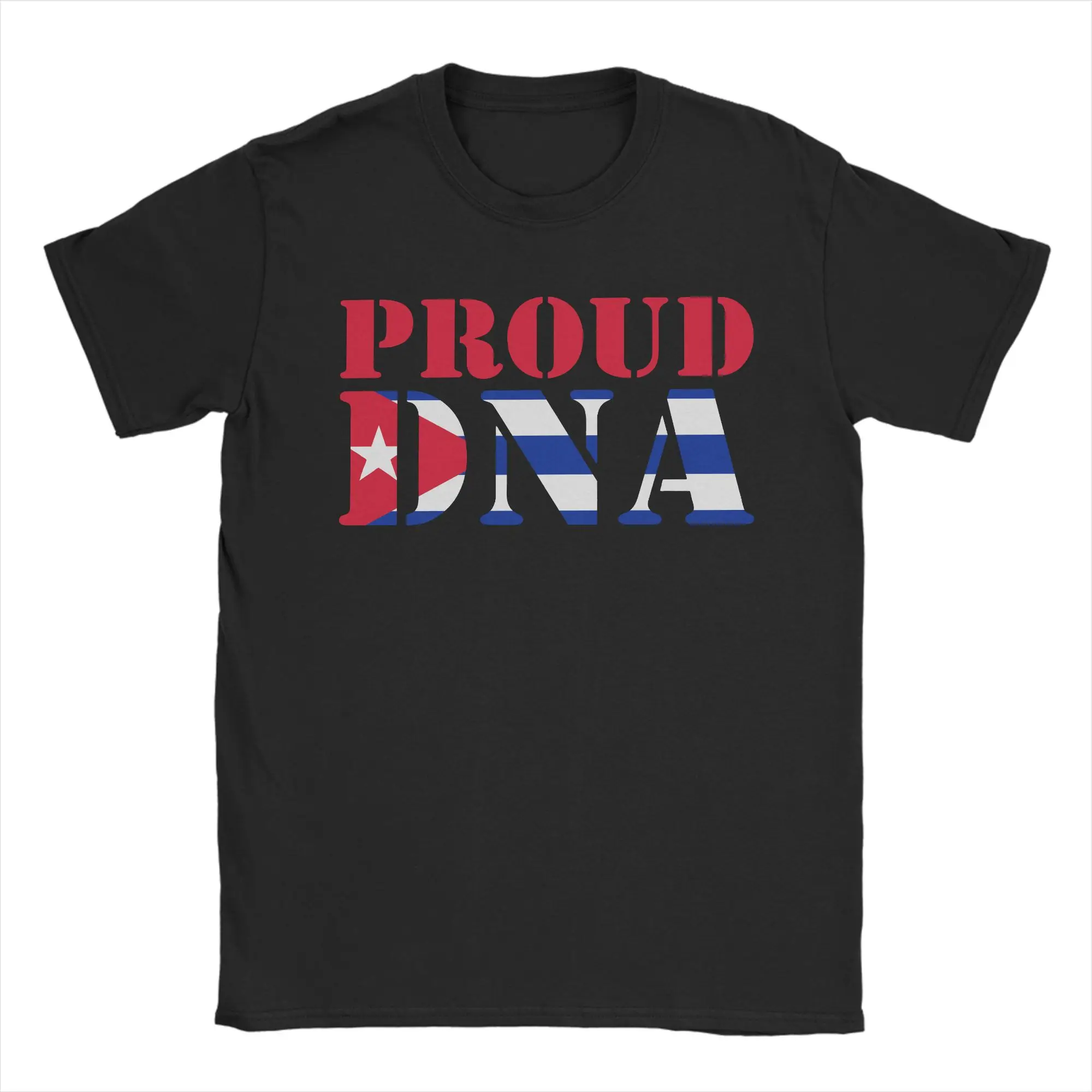 Cuba Libre Proud DNA T-Shirts Men Women Patria Y Vida Cuban Pure Cotton Tee Shirt O Neck Short Sleeve T Shirts Original Clothing