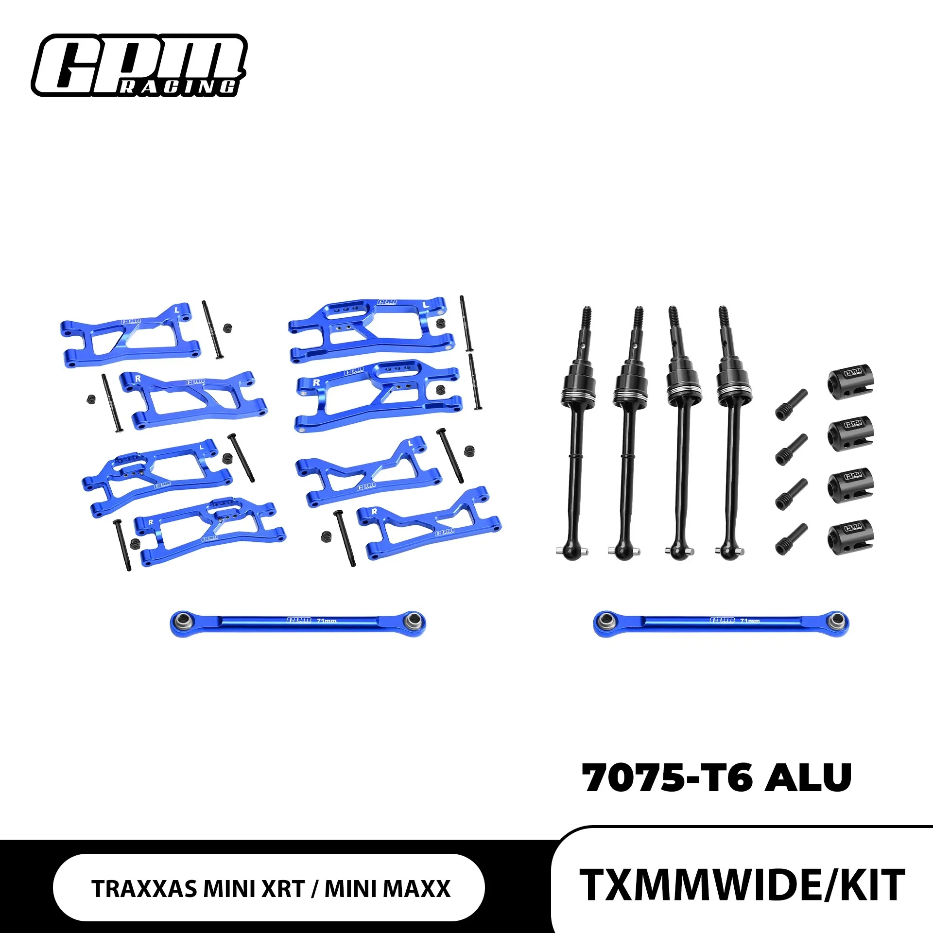 

TRAXXAS Mini X Mini XRT Aluminum Alloy 7075 Full Widening Kit
