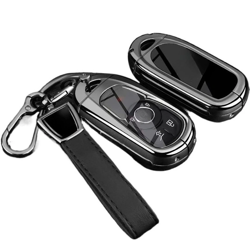 

Zinc Alloy Key Cover Case for Buick Enclave / Encore PLUS / GX / Envista / Velite 5 / Regal / LaCrosse (2024) - Key Fob Shell
