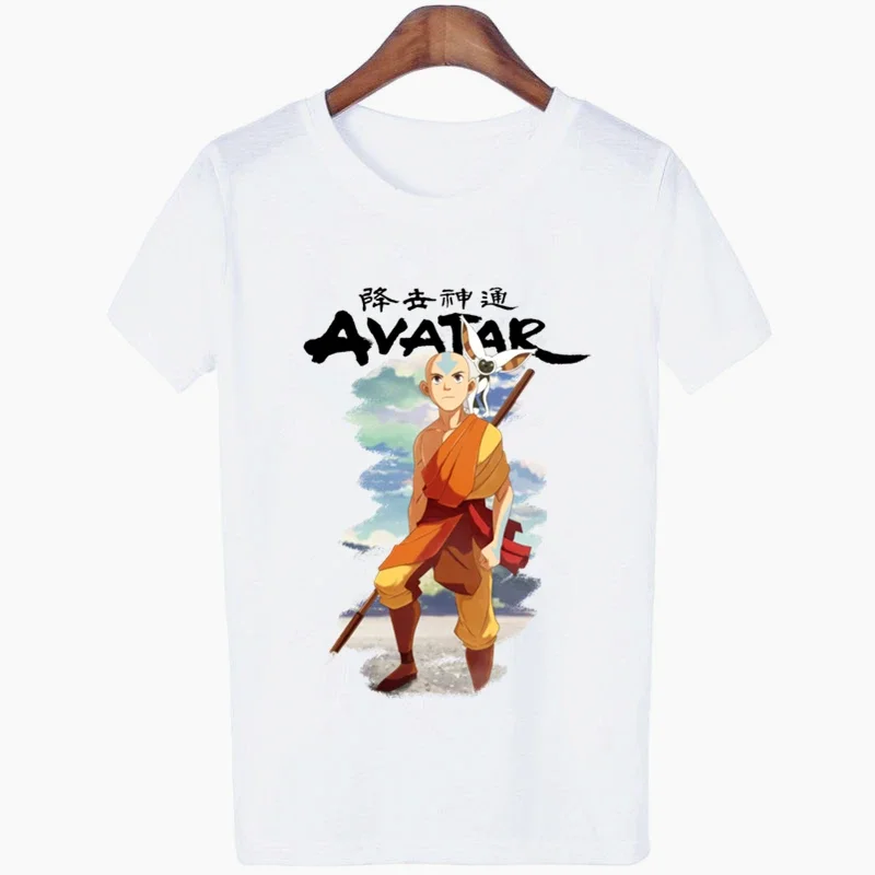 Avatar The Last Airbender Aang Avatar unisex T Shirt Women Female Hip Hop Women Clothes Tshirt Harajuku Casual T-shirt