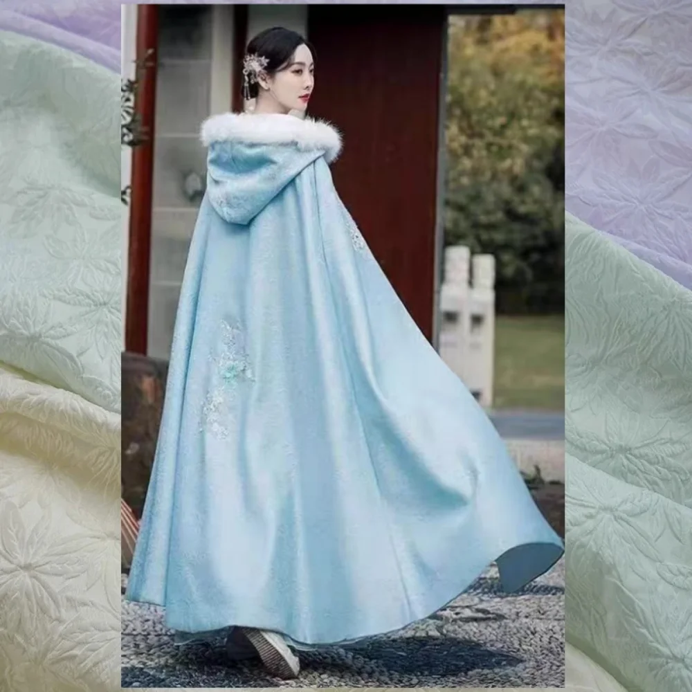 

Yarn-dyed Jacquard Fabric Spring Autumn Soft Waxy Cream Color Small Flower Women's Dress Shirt Fashion Decorative Cloth Material