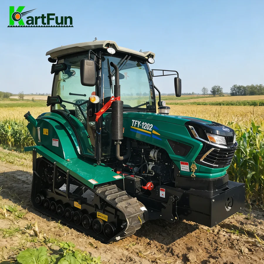 Customization Discount Price Mini 50hp 80hp 120hp diesel Power Tiller Cultivators Agricultural Farming Machine Crawler Tractor