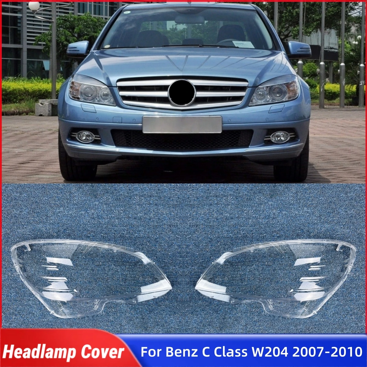 

Для Mercedes Benz C Class W204 C180 C200 C220 C280 C300 2007 2008 2009 2010 Внутренние запасные части автомобиля Пылезащитный чехол для фар