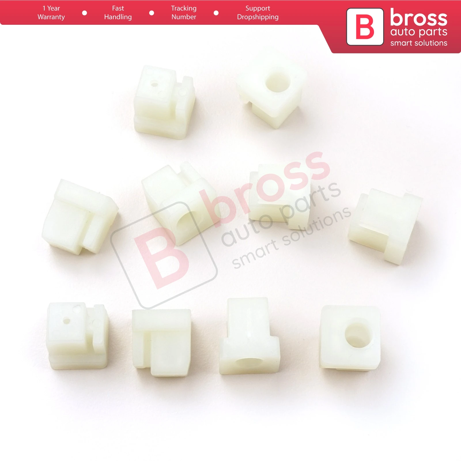 Bross Auto Parts BCP005 10 Pieces Cable End Rope Dowel for Window Regulator Winder Mechanism Type BCP005 Fast Handling