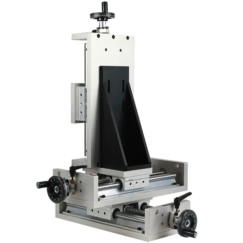 Manual Three Dimensional Displacement Stage PT110 Series Ball Screw Slide Stage Bearing 70kg