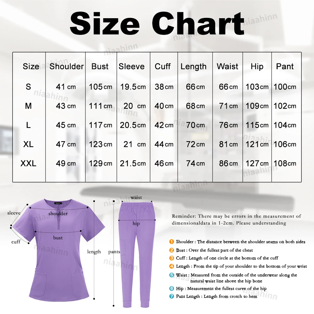 Scrubs Women Breathable Thin Nursing SPA Uniform Surgical Gown Wholesale Price Hospital Clinical Doctor Work Clothes Uniform Set