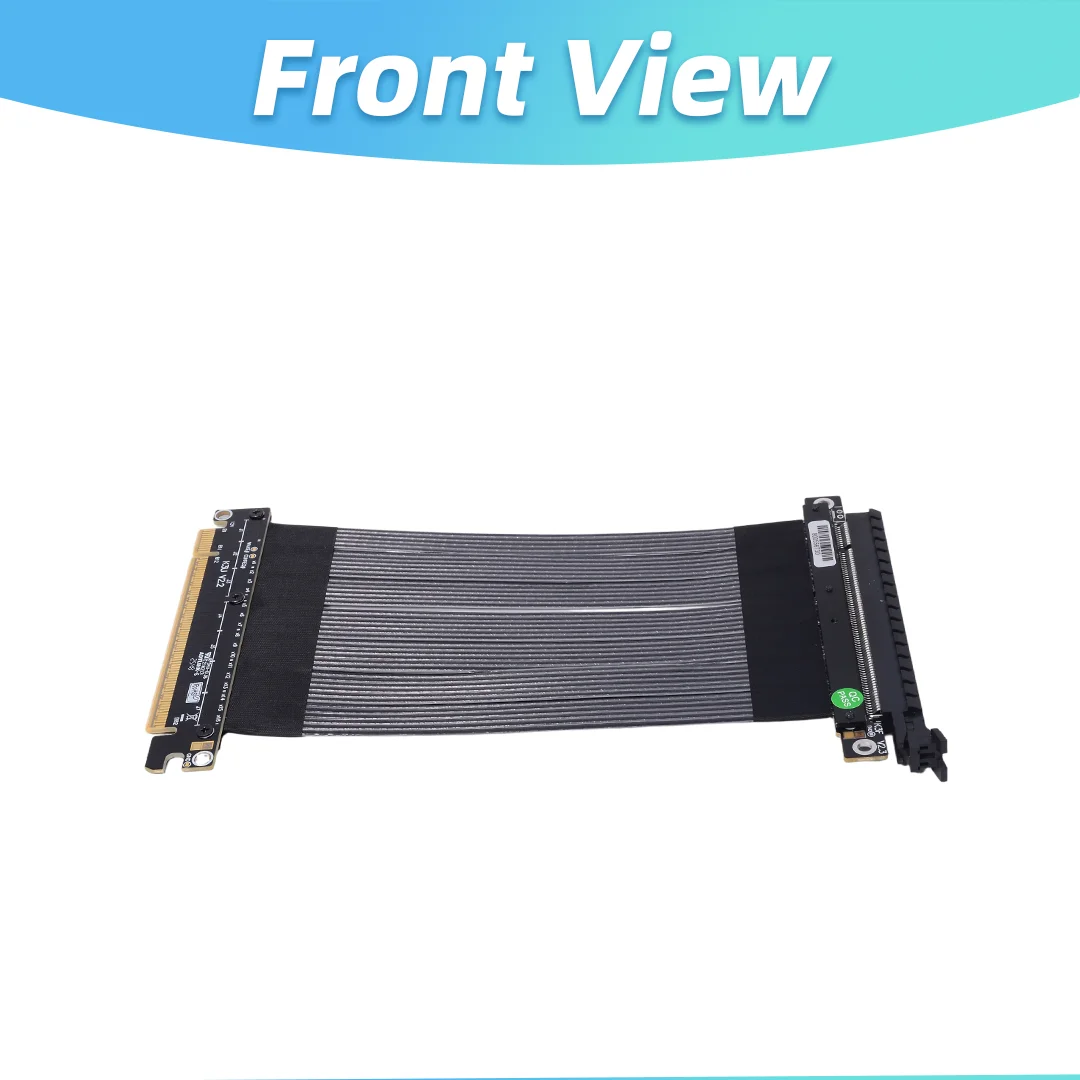 Speedier PCIe 5.0 X16 Graphics Card Extension Riser Cable GEN5 512Gbps 90 180 Degree High Speed for NVIDIA RTX50 AMD RX90 GPU
