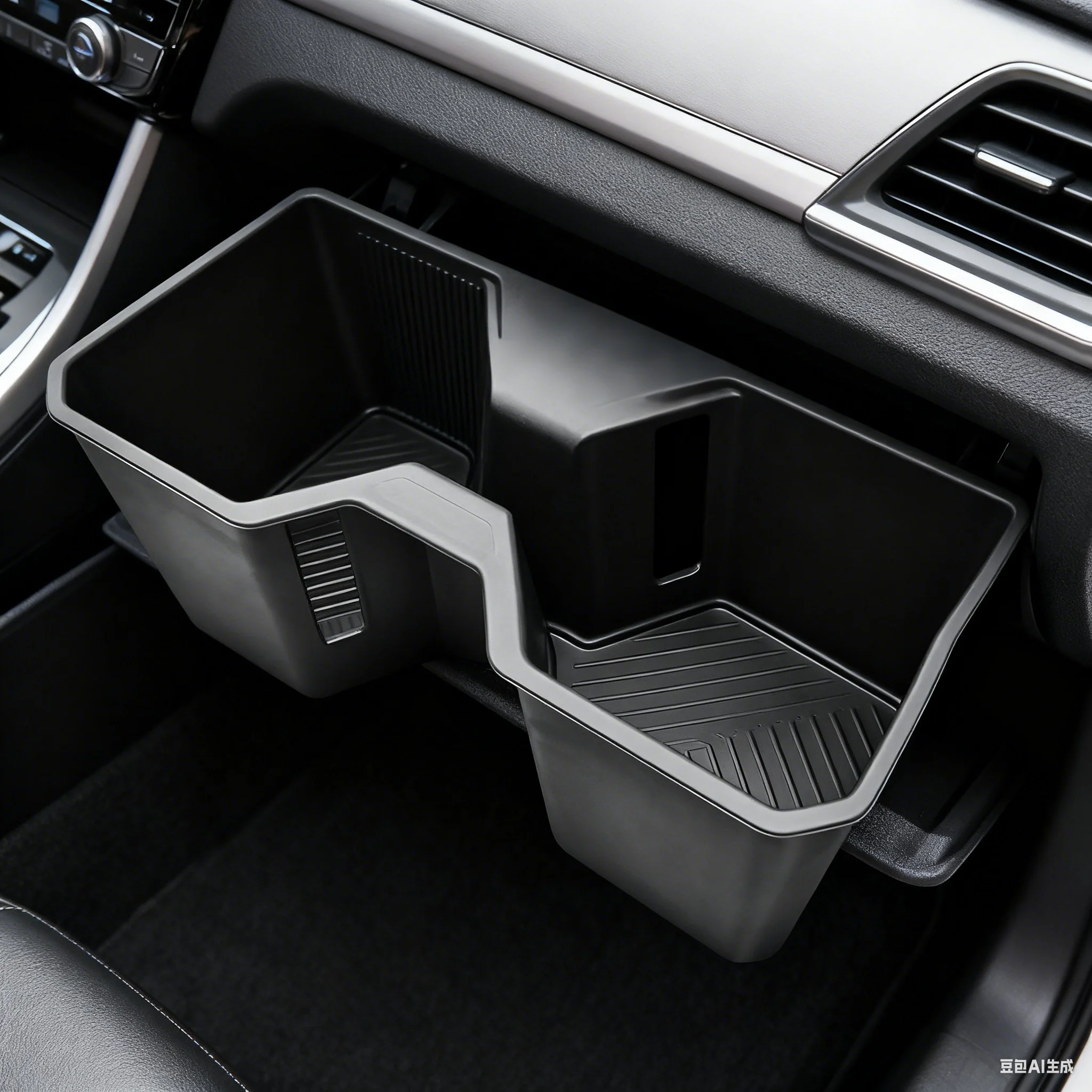 

For Toyota For 4Runner 2025 TPE Center Console Cup Holder Protector Center Console Organizer Insert Storage Box Holder