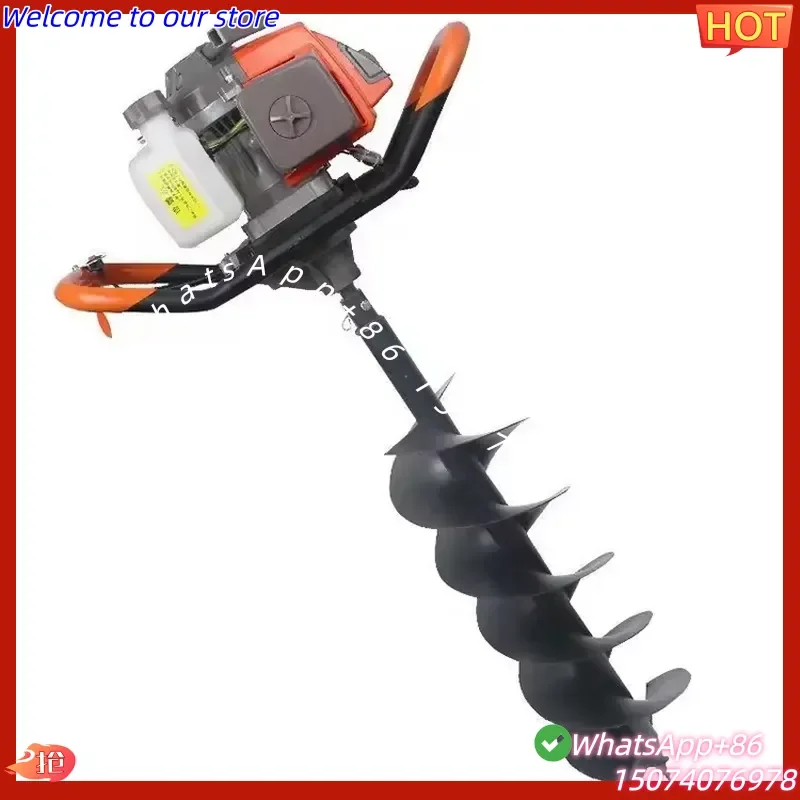 2026 Agricultural Pit Digger Ground Drill Auger Portable Manual Soil Auger