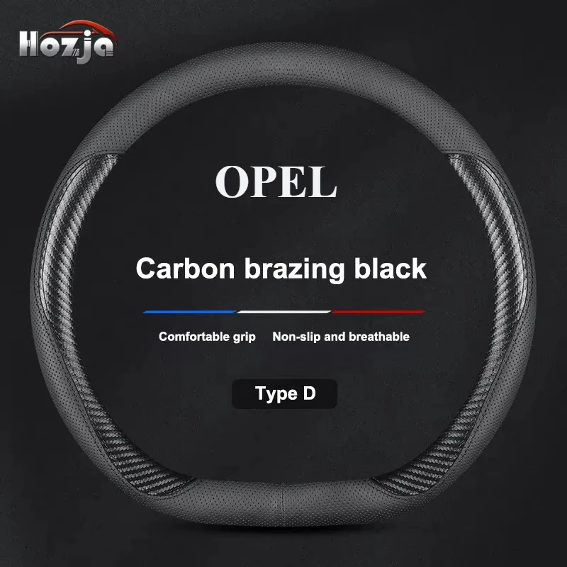 

Premium Car Steering Wheel Cover for Opel Rocks-e Vivaro Zafira Andere Meriva Mokka-e Mokka X Movana Nova Omega Tigra Vectra