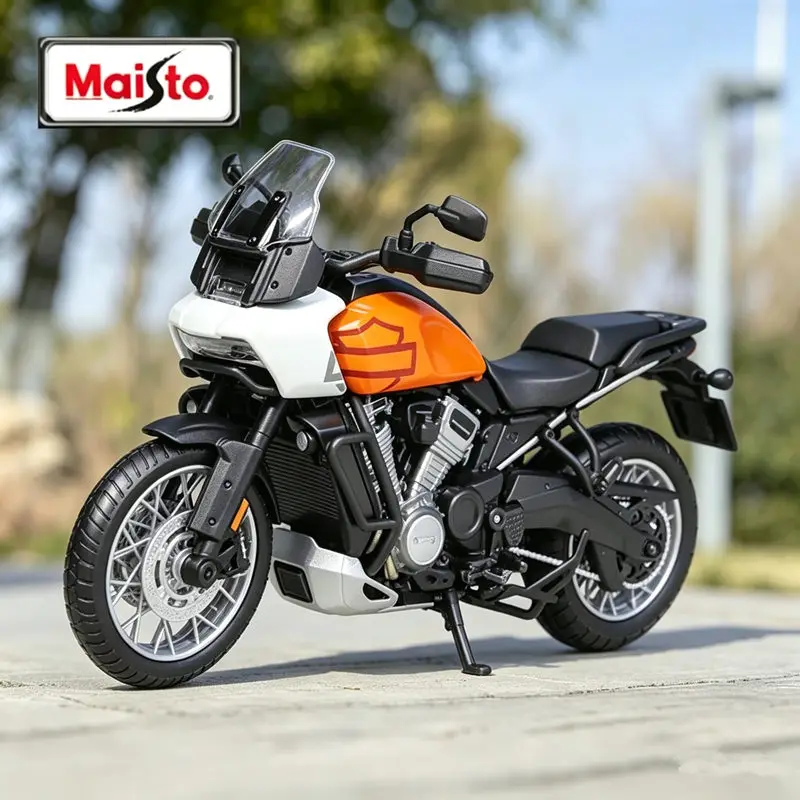 Maisto 1:12 2021 Harley Davidson Pan America 1250 Alloy Sports Motorcycle Model Diecast Street Racing Motorcycle Model Kids Gift