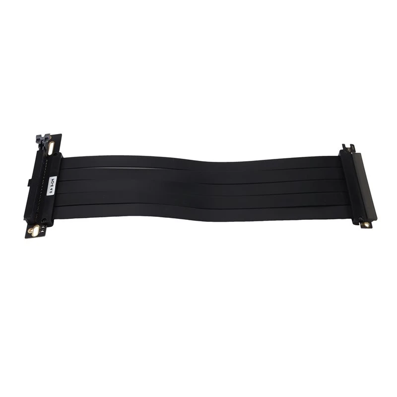 Ingenious-High-Speed Pcie 4.0 X16 GPU Riser Cable 90°/180° Graphics Card Extension Cable Video Card Extender Cord 30Cm B