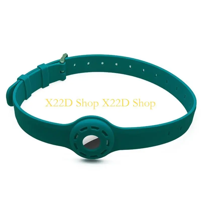 X22D Dog Collar Protective Cover for Air Tags Holder Waterproof Cats Soft Silicone Collars Multiple Colors