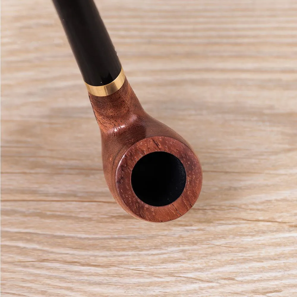 Rose Wood Smoking Pipe Germany Imported tobacco pipe Long Handle Reading Pipe Lord of the Ring Gandalf the Gray\'s Pipe