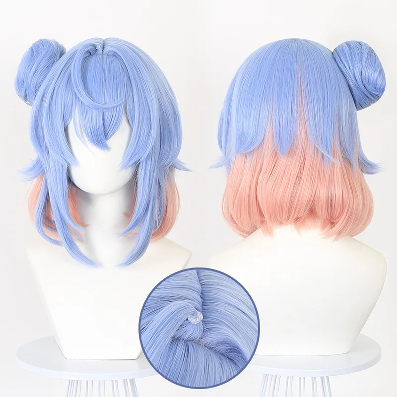 

Синтетический синий смешанный короткий волнистый парик для косплея в стиле Джо, клипса в хвосте, термостойкий костюм для вечеринки, Хэллоуина, аниме